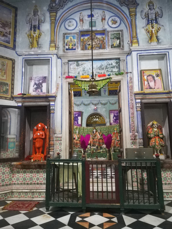 hindu temple interior