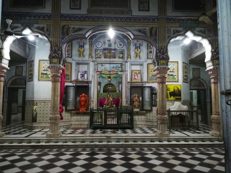 hindu temple interior