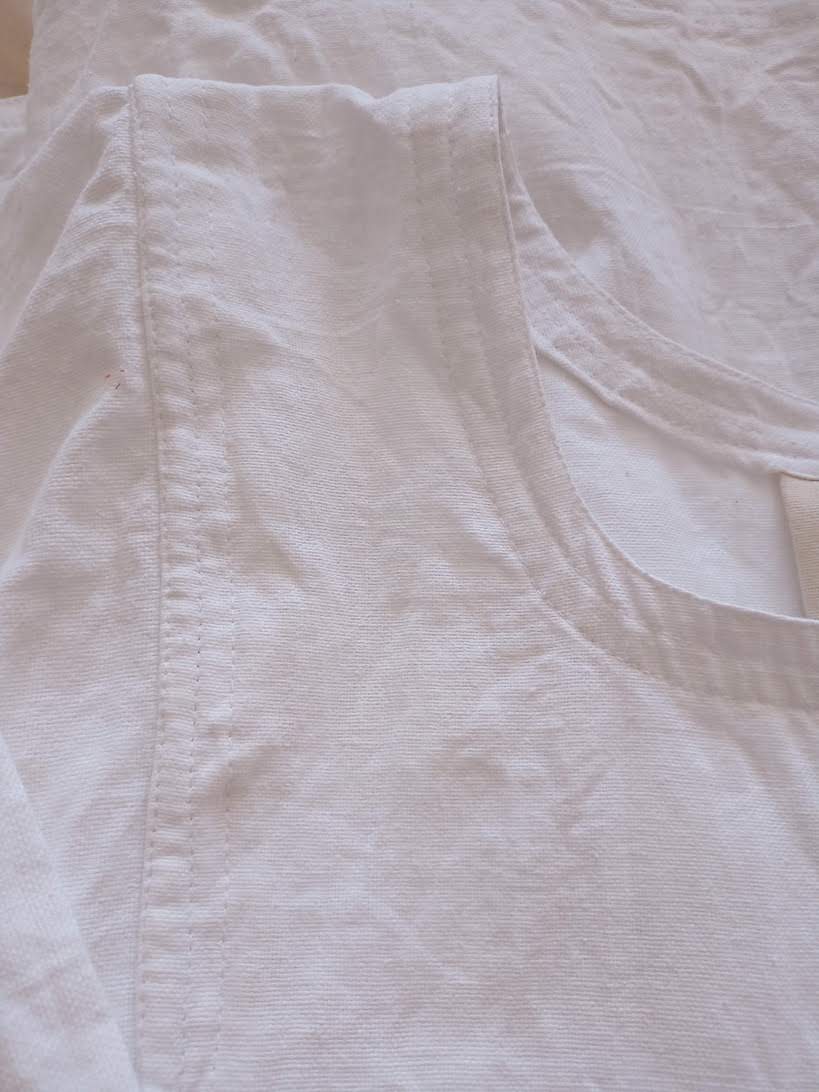 Organic Cotton Peyton Dress - White