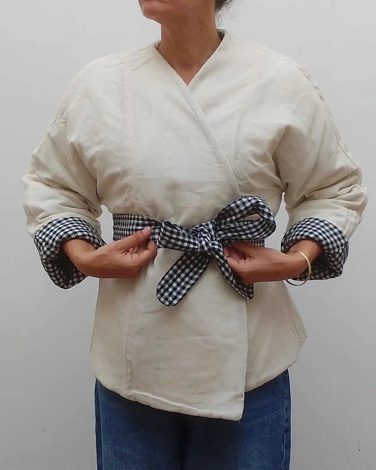 unbleached organic cotton jacket