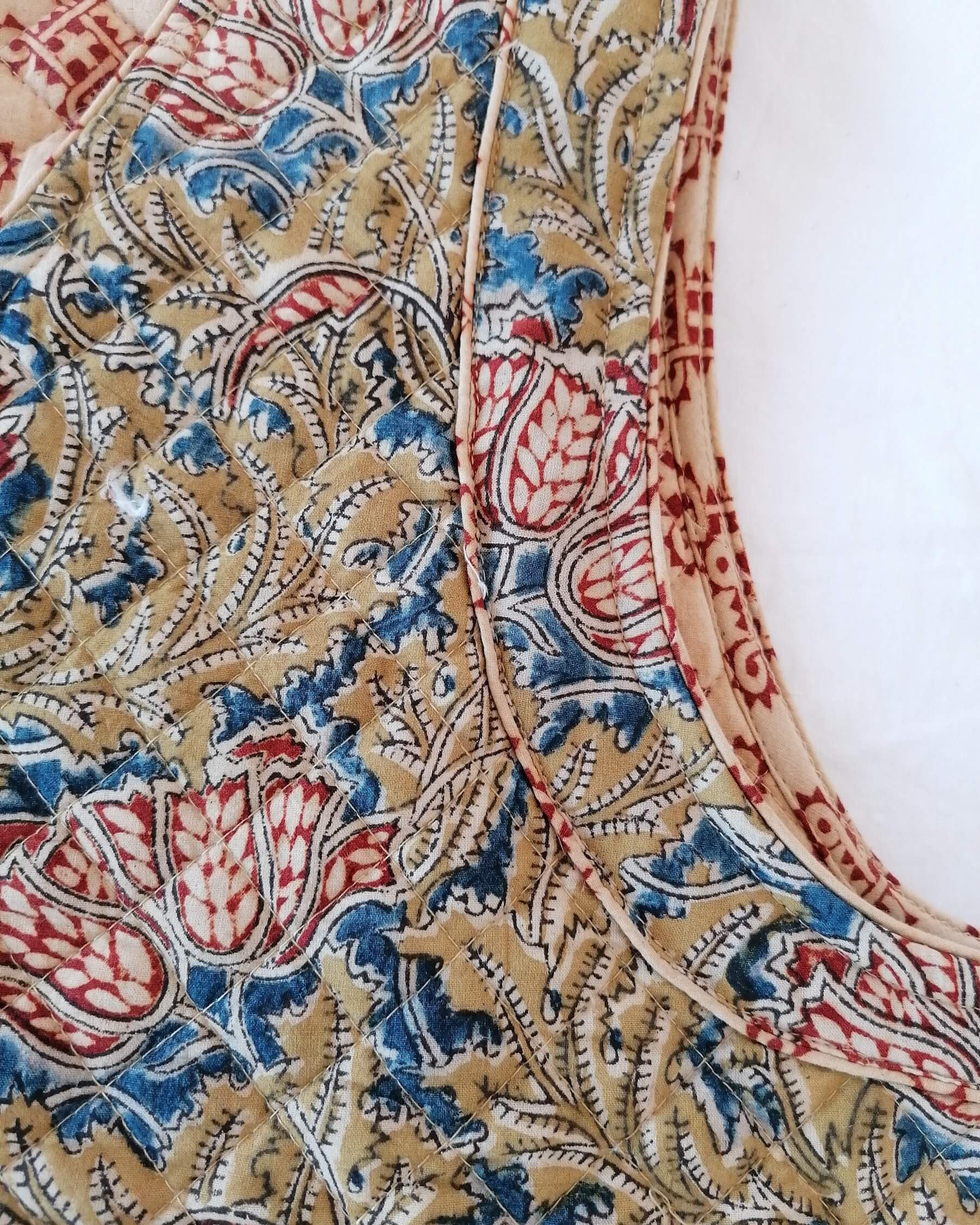 Organic Cotton Quilted Waistcoat